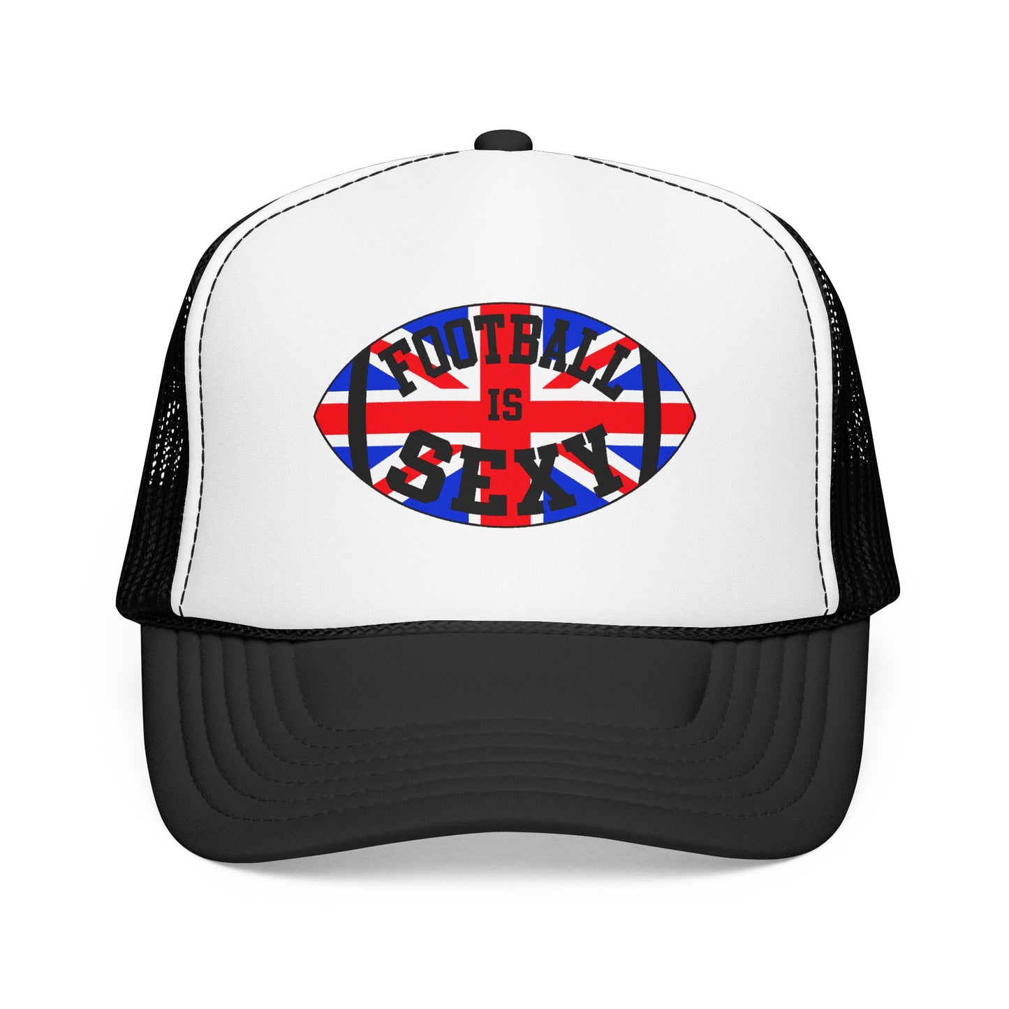 UK Flag Football Is Sexy Foam Trucker Hat