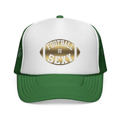 Football Is Sexy Gold Logo Trucker Hat