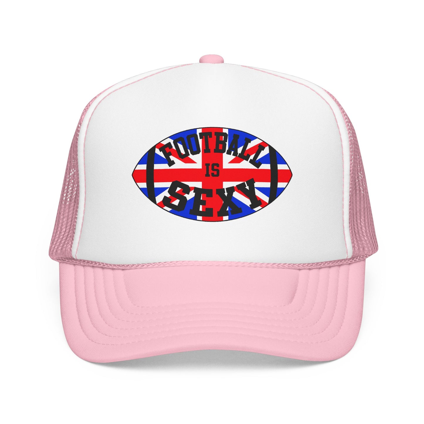 UK Flag Football Is Sexy Foam Trucker Hat
