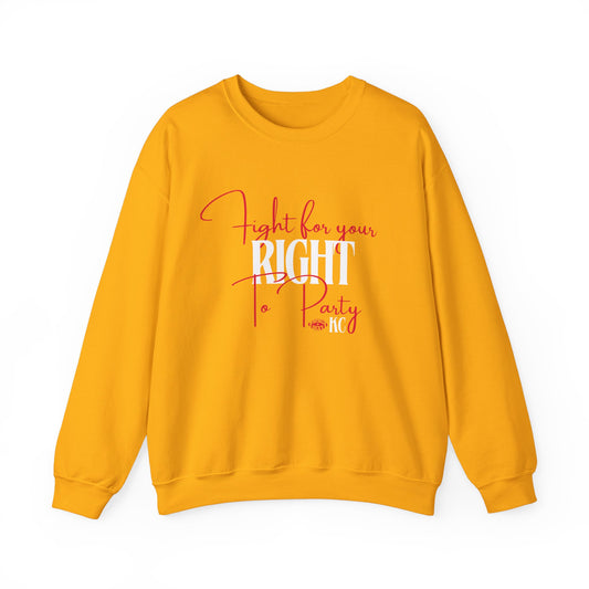 KC Fight for Your Right to PARTY Crewneck