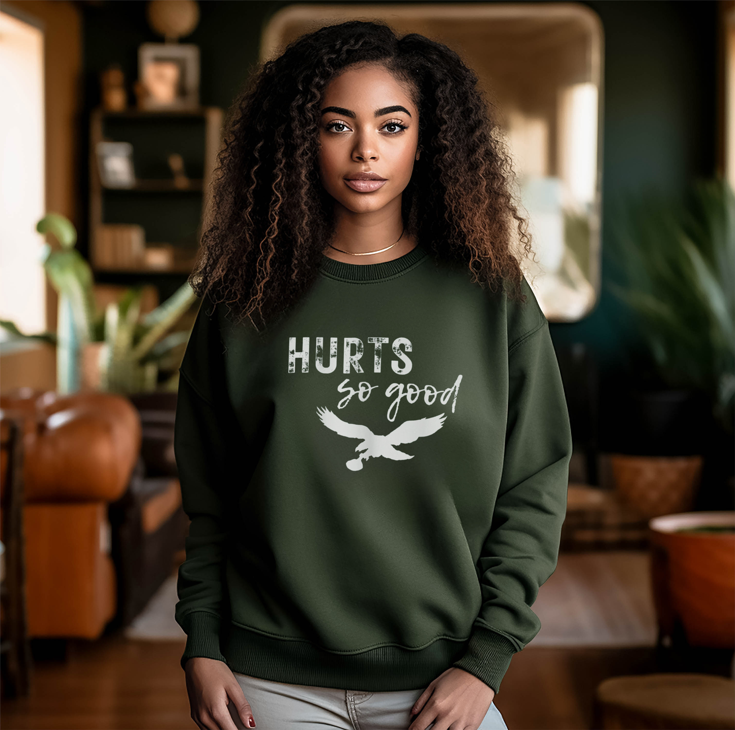 Hurts So Good Lounge Crewneck Sweatshirt