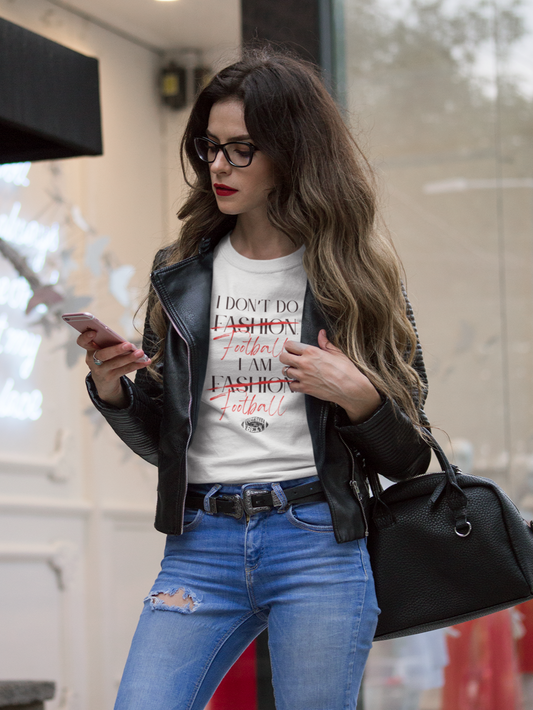 I Don't Do Football. I Am Football. Sexy Tee