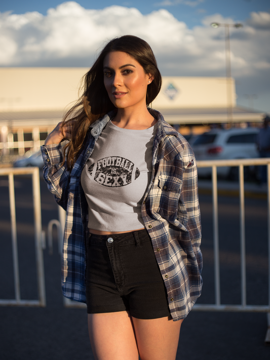 'Football Is Sexy' - Crop Tee -